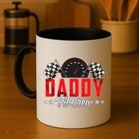 Race Car Birthday Party Racing Family Daddy Pit Crew Coffee Mug thumb 4