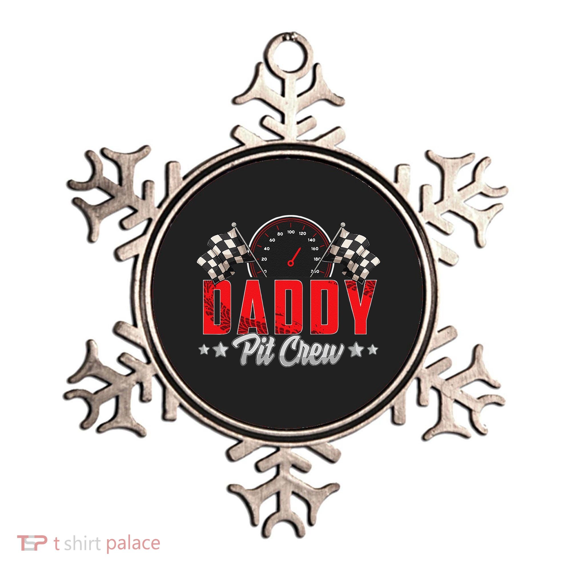 Race Car Birthday Party Racing Family Daddy Pit Crew Ornament