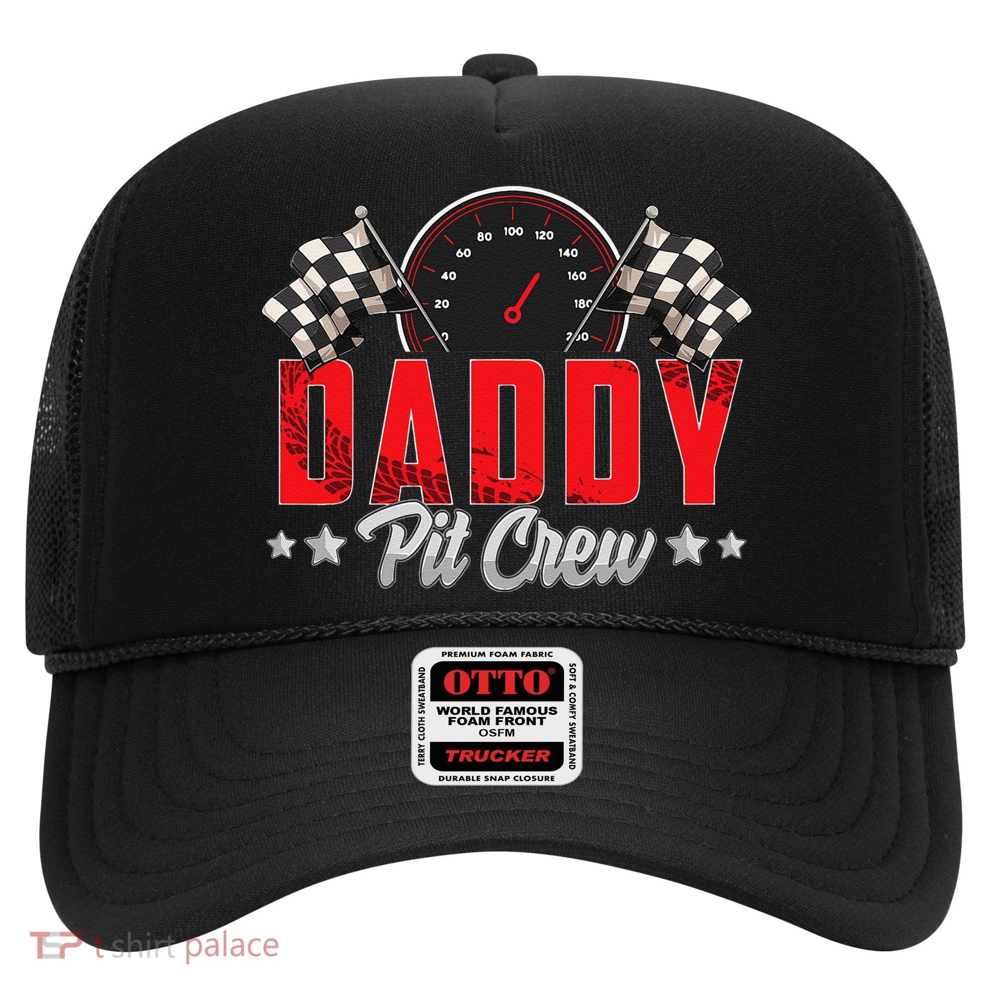 Race Car Birthday Party Racing Family Daddy Pit Crew Hat