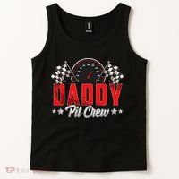Race Car Birthday Party Racing Family Daddy Pit Crew Tank Top thumb 2