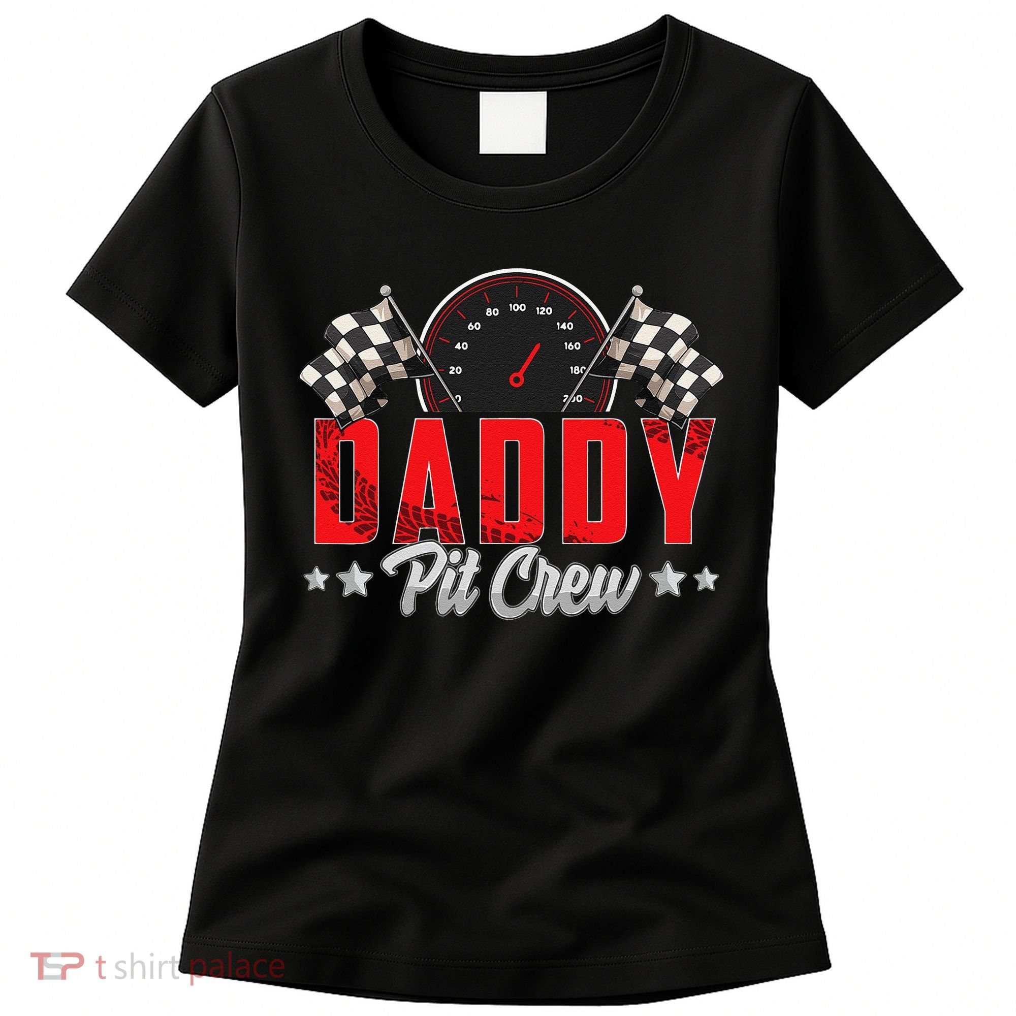 Race Car Birthday Party Racing Family Daddy Pit Crew Women's T-Shirt