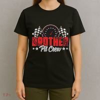 Race Car Birthday Party Racing Family Brother Pit Crew T-Shirt thumb 4