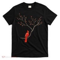 Red Cardinal Bird Lovers Birdwatching Birding Vintage T-Shirt thumb 0