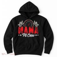 Race Car Birthday Party Racing Family Mama Pit Crew Hoodie thumb 0