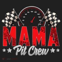 Race Car Birthday Party Racing Family Mama Pit Crew Beanie thumb 2