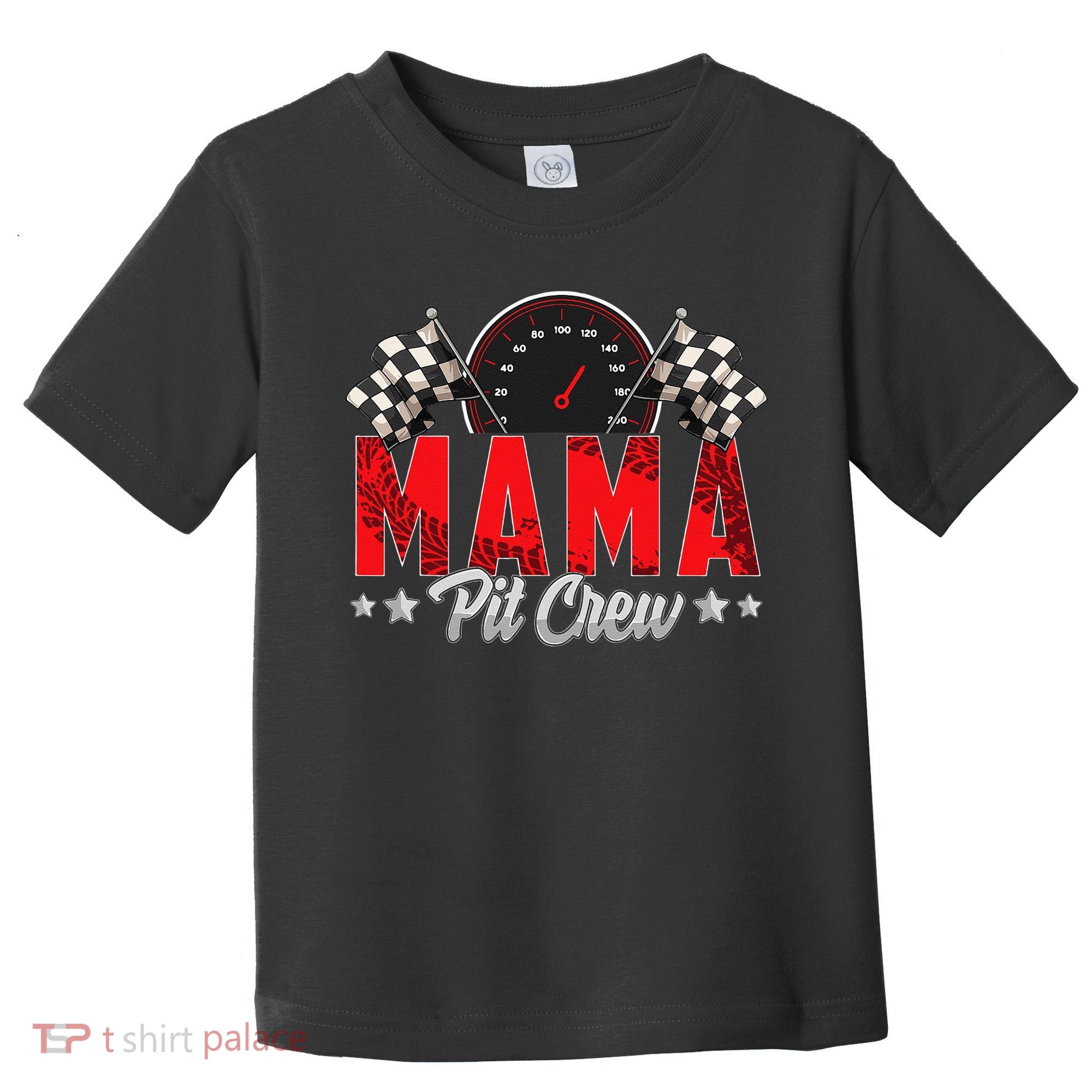 Race Car Birthday Party Racing Family Mama Pit Crew Toddler T-Shirt
