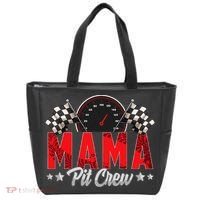 Race Car Birthday Party Racing Family Mama Pit Crew Tote Bag thumb 0