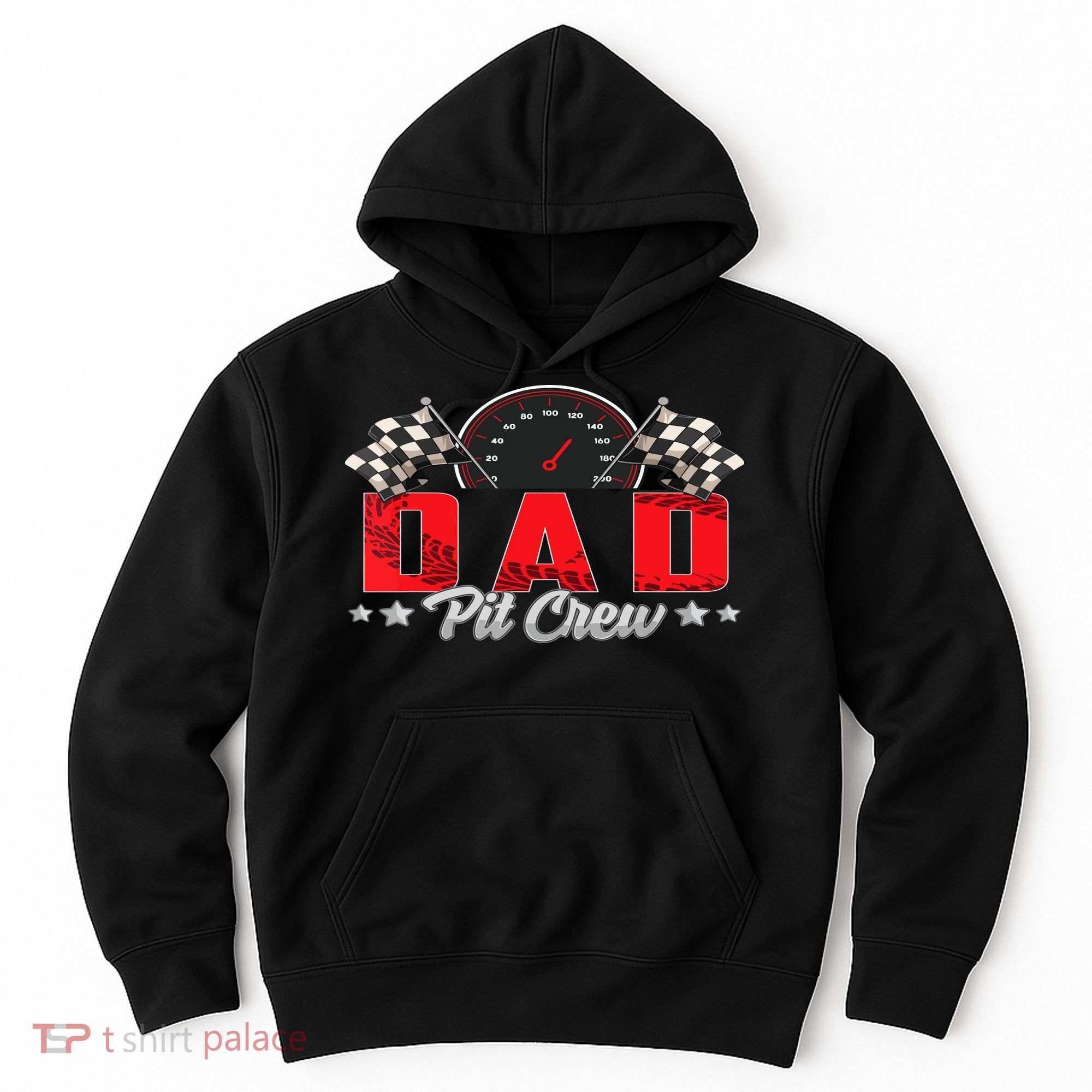 Race Car Birthday Party Racing Family Dad Pit Crew Hoodie