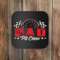 Race Car Birthday Party Racing Family Dad Pit Crew Coaster thumb 0