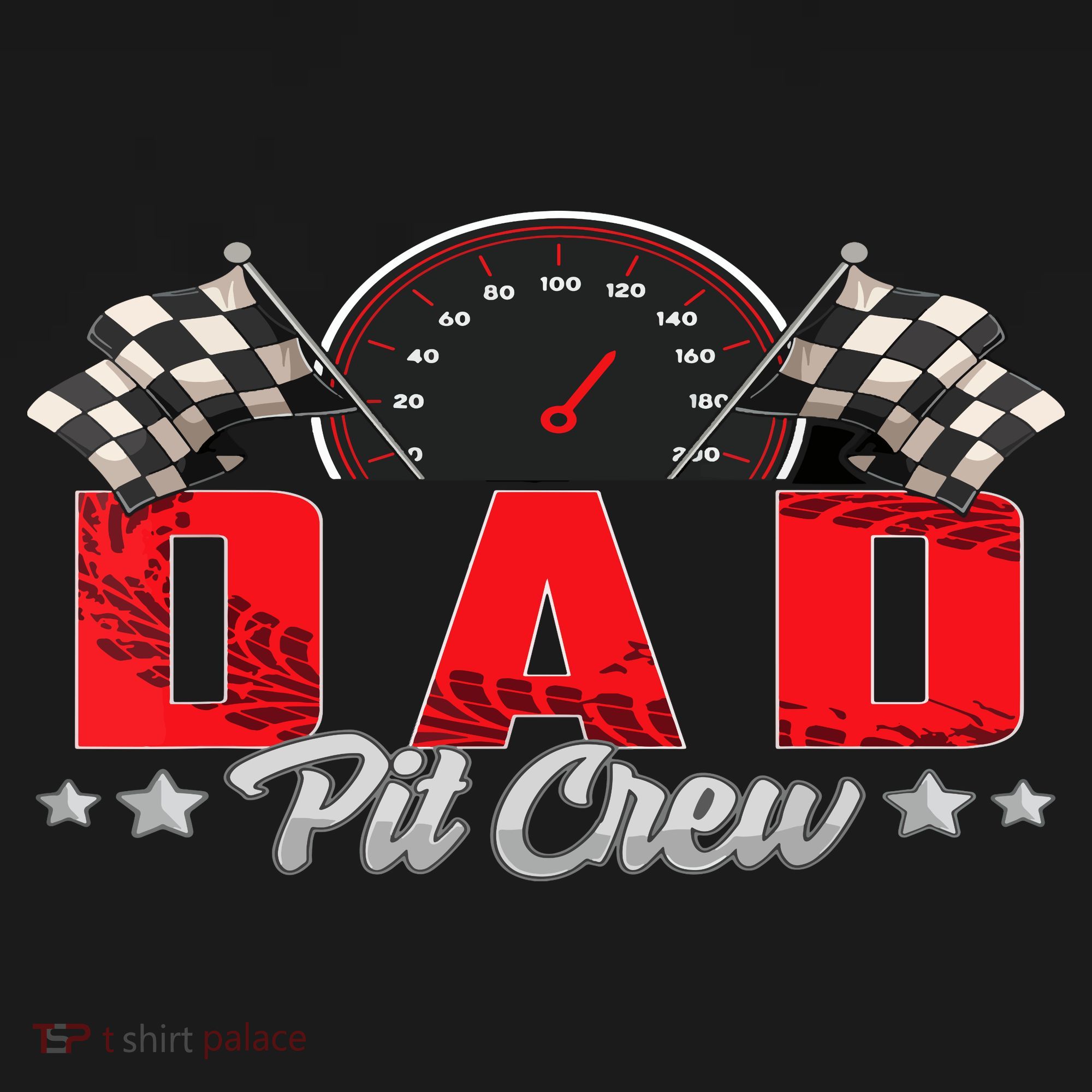 Race Car Birthday Party Racing Family Dad Pit Crew Mousepad