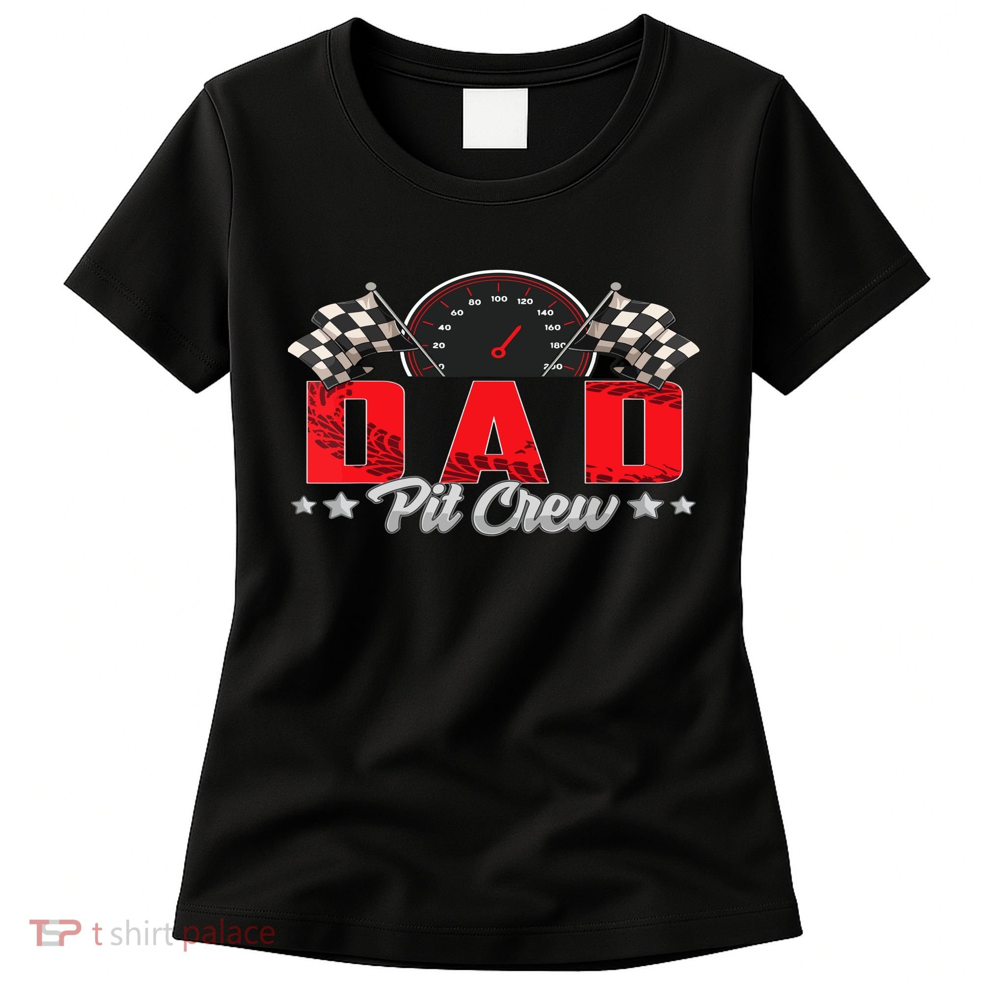 Race Car Birthday Party Racing Family Dad Pit Crew Women's T-Shirt