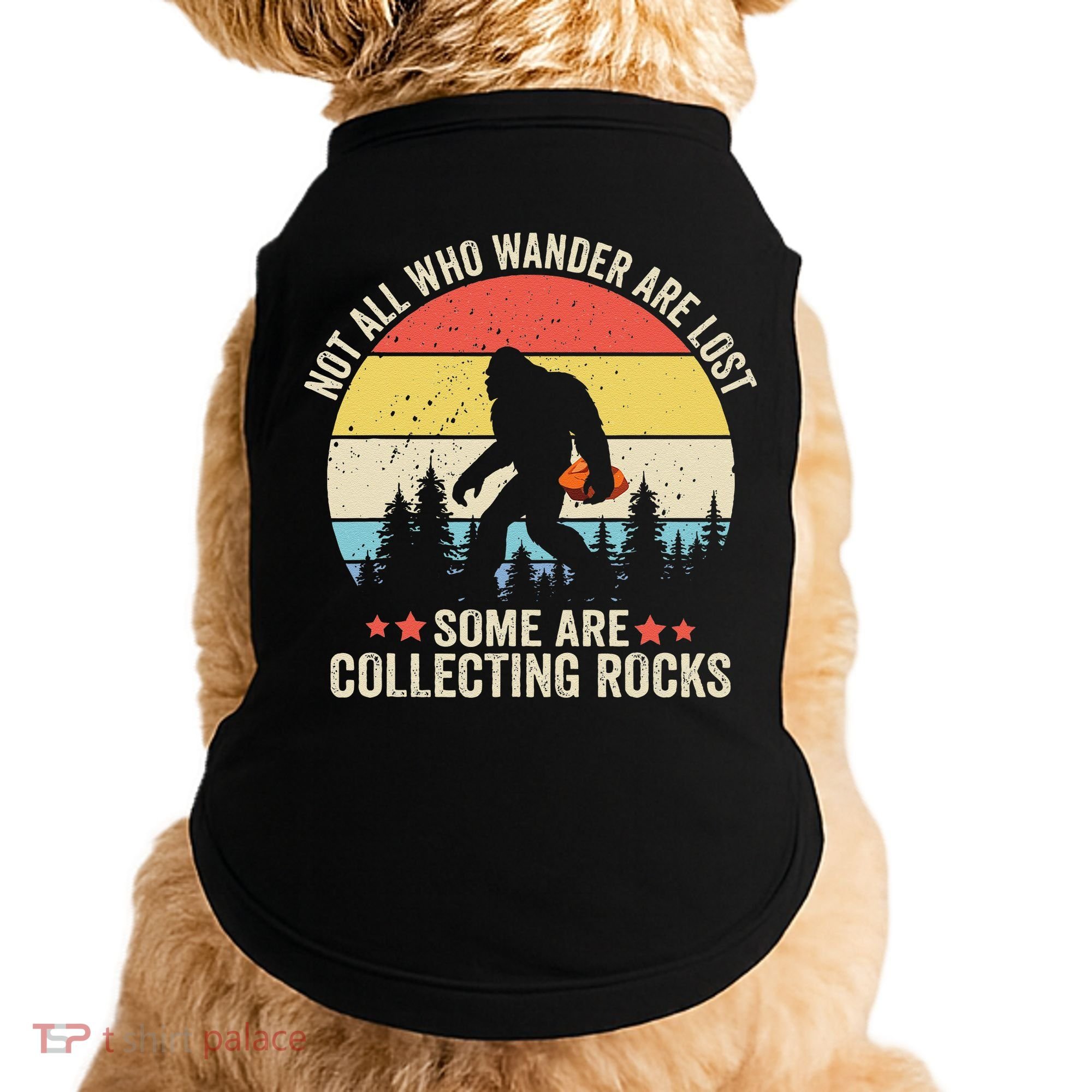 Rock Collector Bigfoot For Rockhound Geologist Geod Hunter Doggie Tank