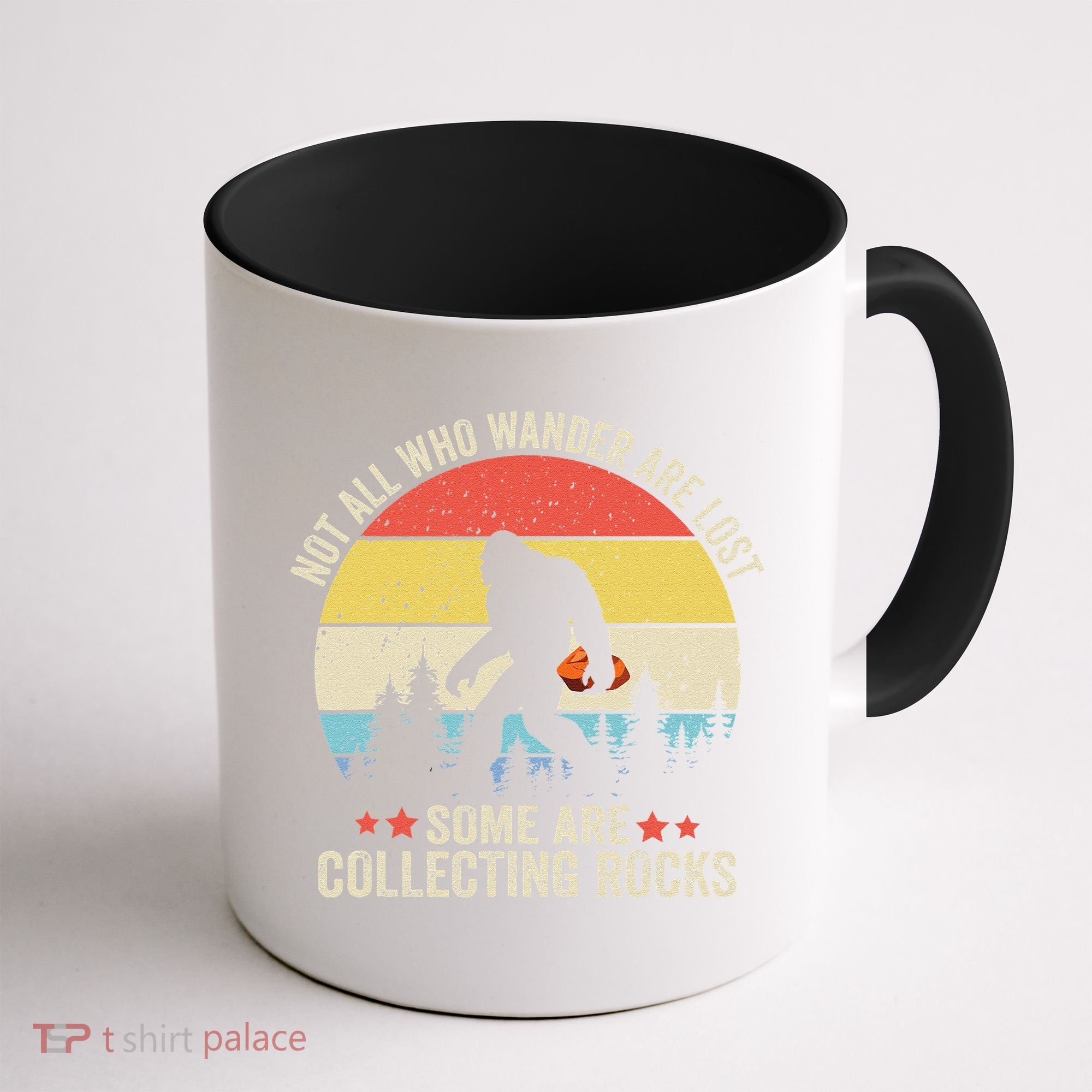 Rock Collector Bigfoot For Rockhound Geologist Geod Hunter Coffee Mug