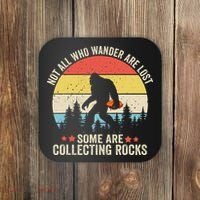 Rock Collector Bigfoot For Rockhound Geologist Geod Hunter Coaster thumb 0