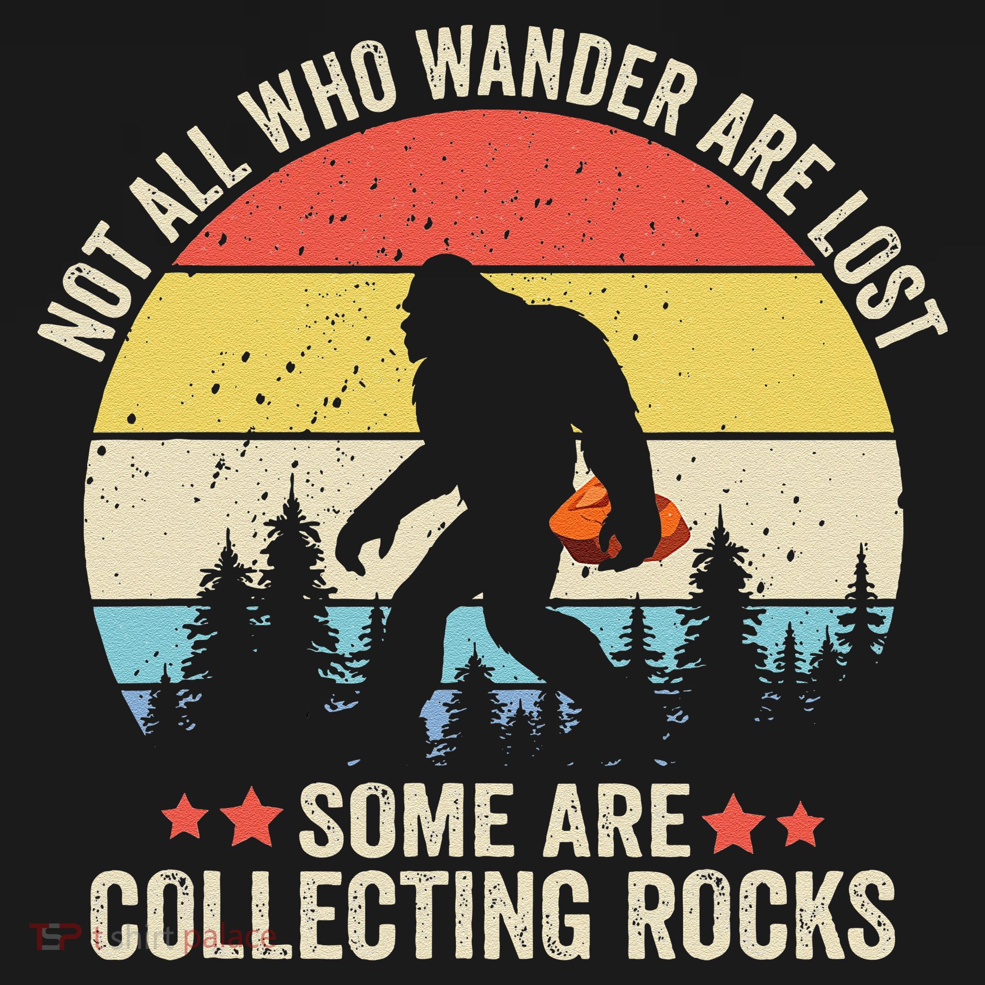 Rock Collector Bigfoot For Rockhound Geologist Geod Hunter Ornament