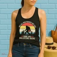 Rock Collector Bigfoot For Rockhound Geologist Geod Hunter Women's Tank Top thumb 2