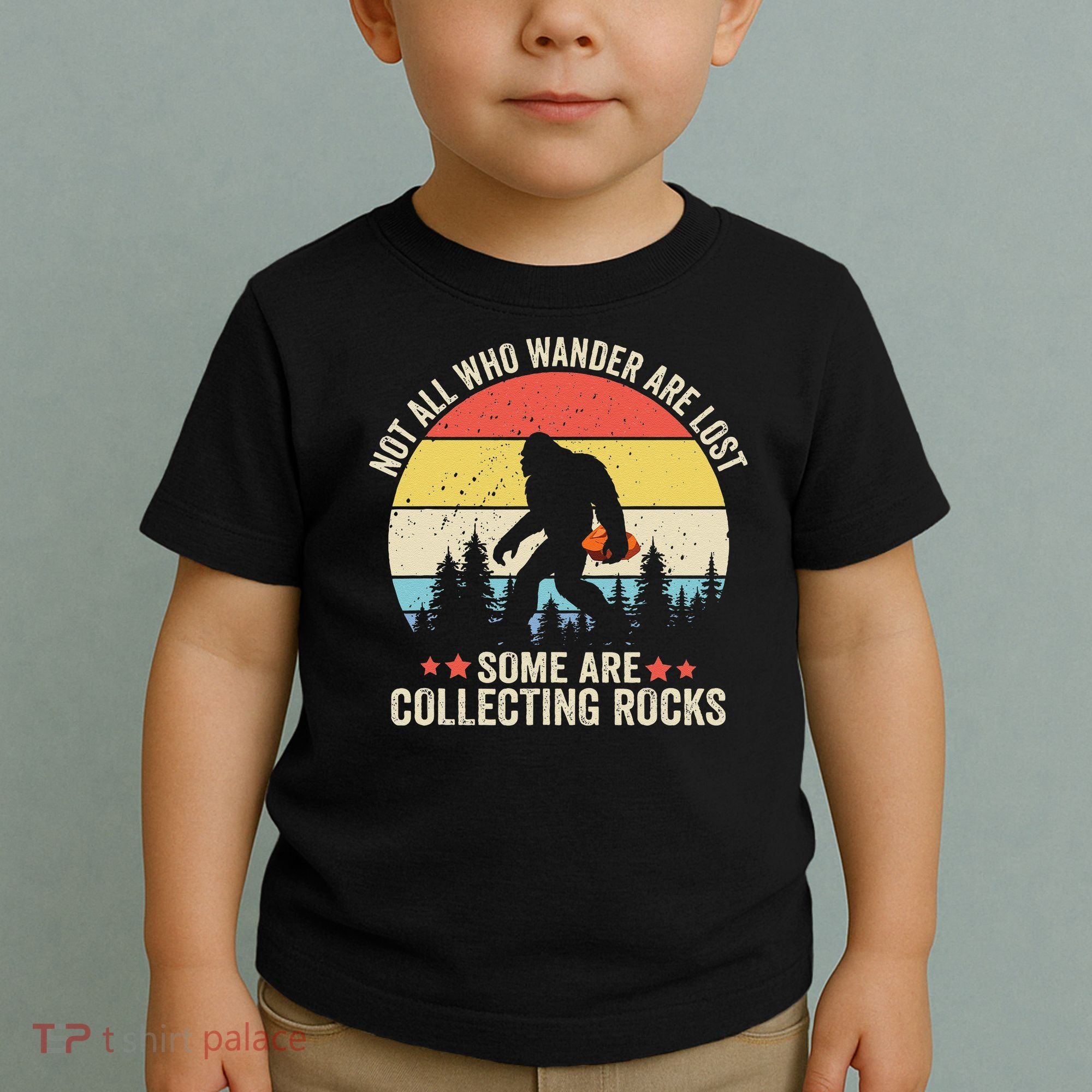 Rock Collector Bigfoot For Rockhound Geologist Geod Hunter Toddler T-Shirt