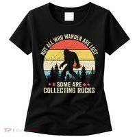 Rock Collector Bigfoot For Rockhound Geologist Geod Hunter Women's T-Shirt thumb 0