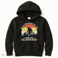 Rock Collector Bigfoot For Rockhound Geologist Geod Hunter Kids Hoodie thumb 0