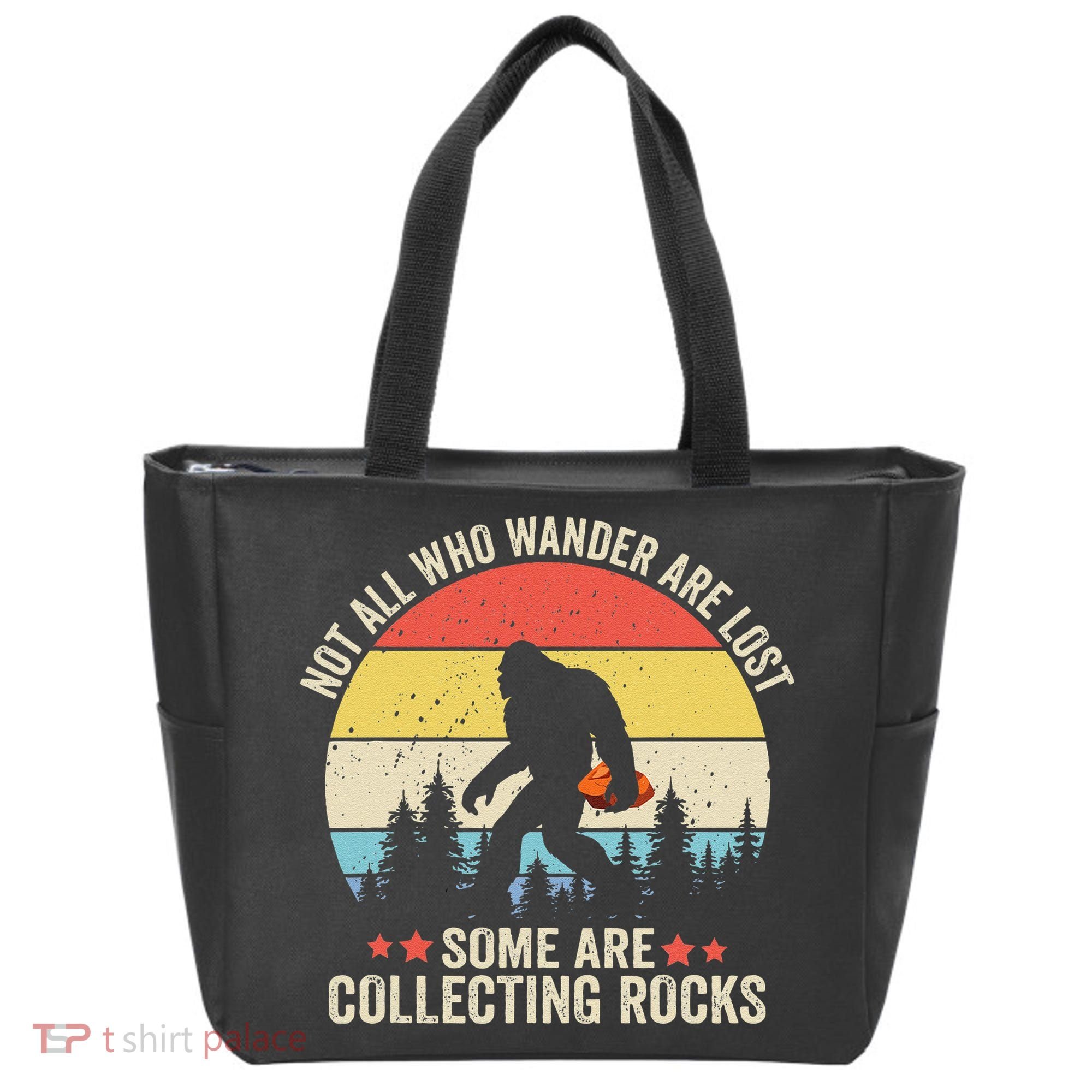 Rock Collector Bigfoot For Rockhound Geologist Geod Hunter Tote Bag