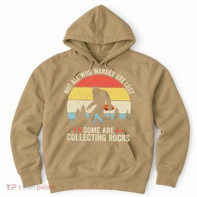 Rock Collector Bigfoot For Rockhound Geologist Geod Hunter Hoodie
