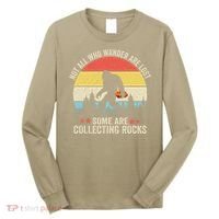 Rock Collector Bigfoot For Rockhound Geologist Geod Hunter Long Sleeve Shirt thumb 0