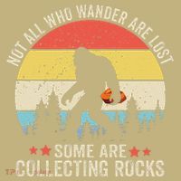 Rock Collector Bigfoot For Rockhound Geologist Geod Hunter Long Sleeve Shirt thumb 2