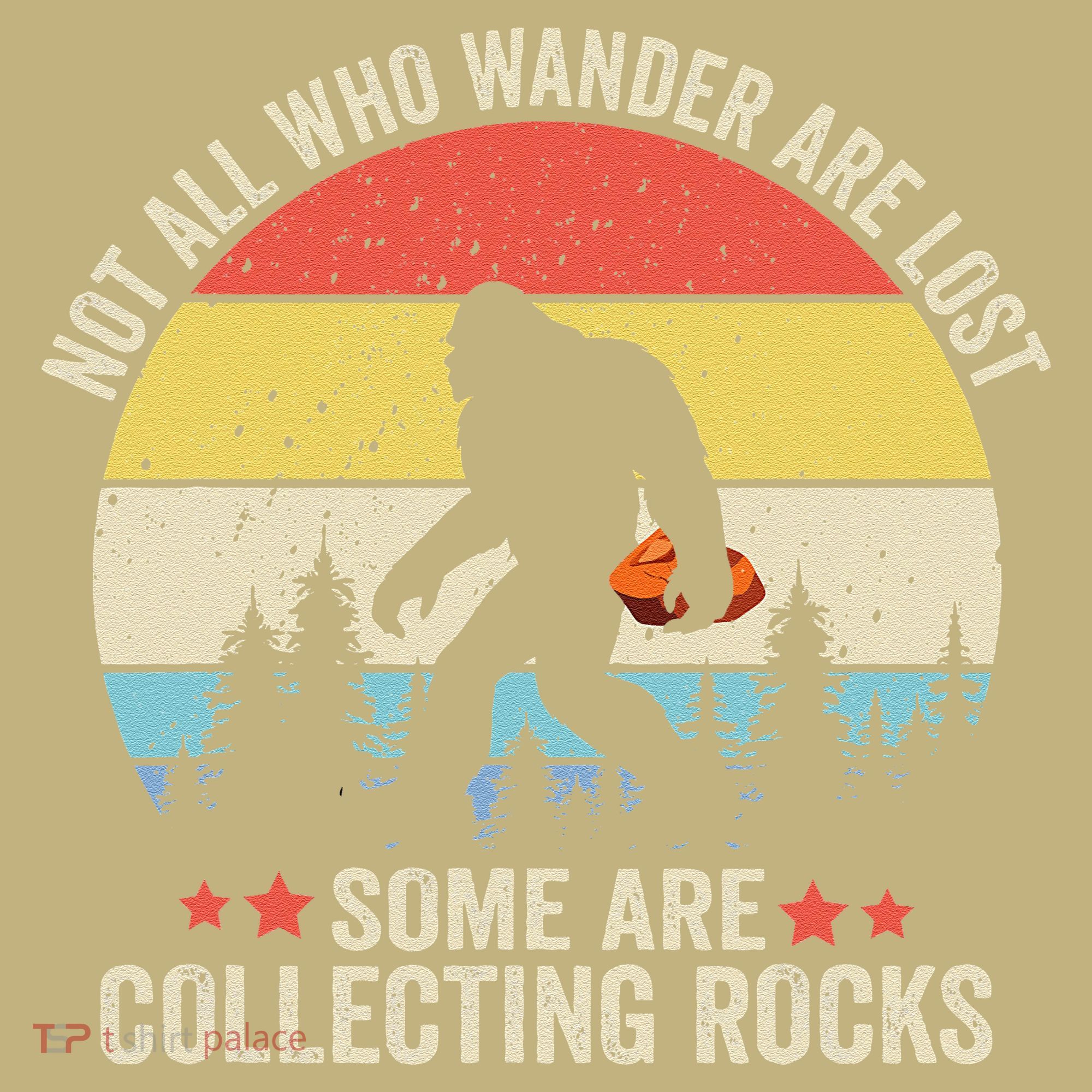 Rock Collector Bigfoot For Rockhound Geologist Geod Hunter Mousepad