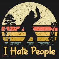 Retro Camping Bigfoot Sasquatch Middle Doggie Tank thumb 4