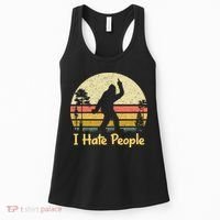 Retro Camping Bigfoot Sasquatch Middle Women's Tank Top thumb 0