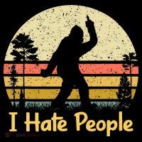 Retro Camping Bigfoot Sasquatch Middle Women's Long Sleeve Shirt thumb 2
