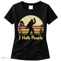 Retro Camping Bigfoot Sasquatch Middle Women's T-Shirt thumb 0