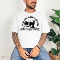 Raising Cattle Builds Character Working Them Builds Comfort Colors T-Shirt thumb 3