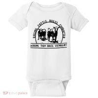 Raising Cattle Builds Character Working Them Builds Baby Bodysuit thumb 0