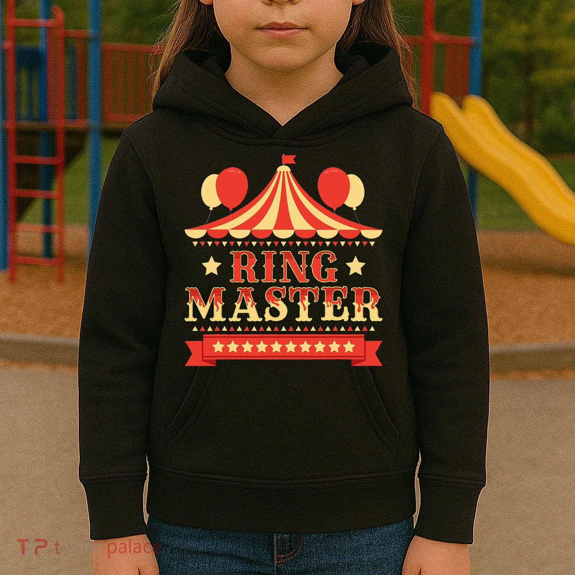 Ringmaster  Circus Birthday Party Circus Costume Kids Hoodie
