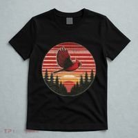 Red Cardinal Bird Vintage Retro Birdwatching Birding T-Shirt thumb 5