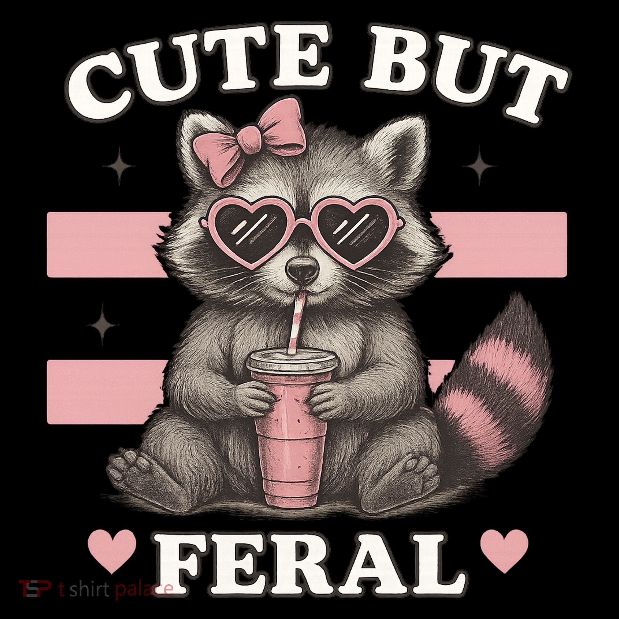 Raccoon Cute But Feral Funny Animal Coffee Mug