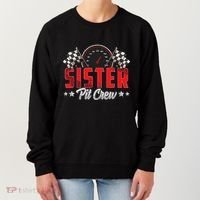 Race Car Birthday Party Racing Family Sister Pit Crew Women's Sweatshirt thumb 0