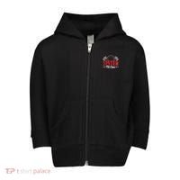 Race Car Birthday Party Racing Family Sister Pit Crew Toddler Zip Fleece Hoodie thumb 0