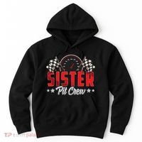 Race Car Birthday Party Racing Family Sister Pit Crew Hoodie thumb 0