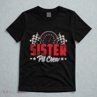 Race Car Birthday Party Racing Family Sister Pit Crew T-Shirt thumb 5
