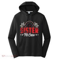 Race Car Birthday Party Racing Family Sister Pit Crew Performance Fleece Hoodie thumb 0