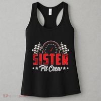 Race Car Birthday Party Racing Family Sister Pit Crew Women's Tank Top thumb 3