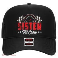 Race Car Birthday Party Racing Family Sister Pit Crew Hat thumb 0