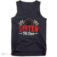 Race Car Birthday Party Racing Family Sister Pit Crew Tank Top thumb 0