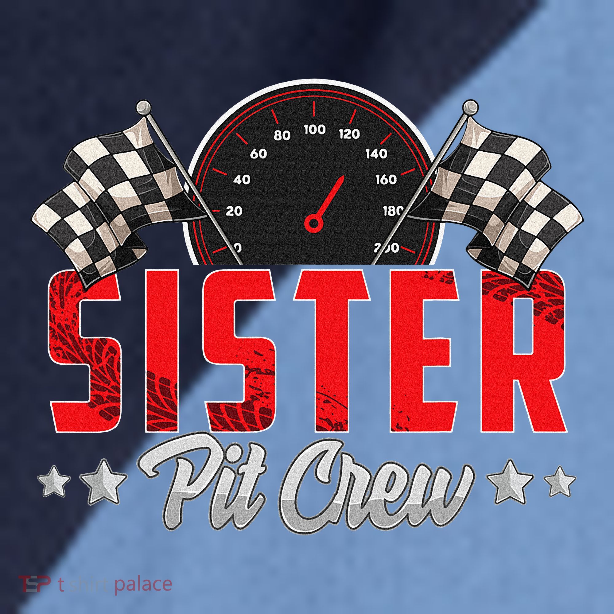 Race Car Birthday Party Racing Family Sister Pit Crew Raglan Baseball Sleeve Shirt