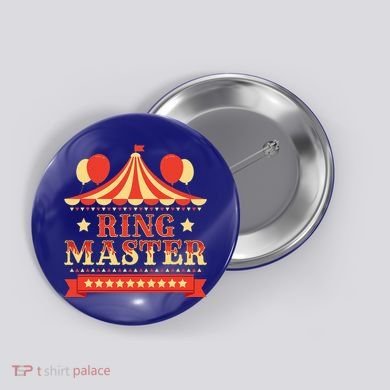 Ringmaster Circus Birthday Party Circus Costume Button