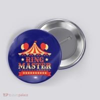 Ringmaster Circus Birthday Party Circus Costume Button thumb 0
