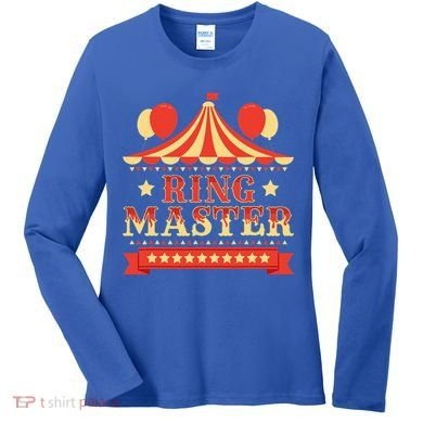 Ringmaster Circus Birthday Party Circus Costume Women's Long Sleeve Shirt