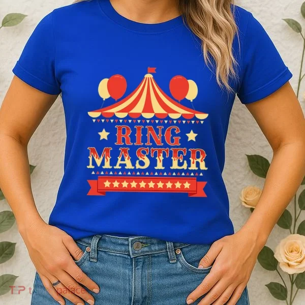 Ringmaster Circus Birthday Party Circus Costume Women's T-Shirt